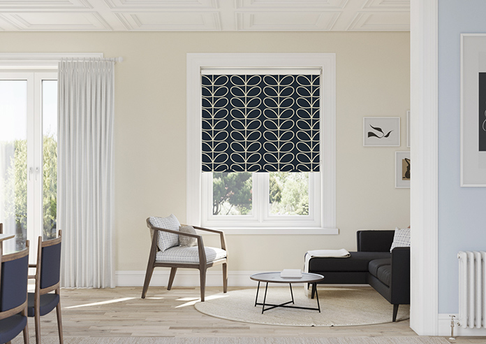 Orla Kiely Jumbo Linear Stem, Whale - Roller Blind - Image 3